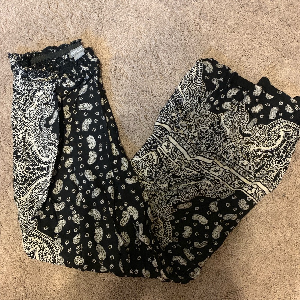 Paisley Print Palazzo Pants